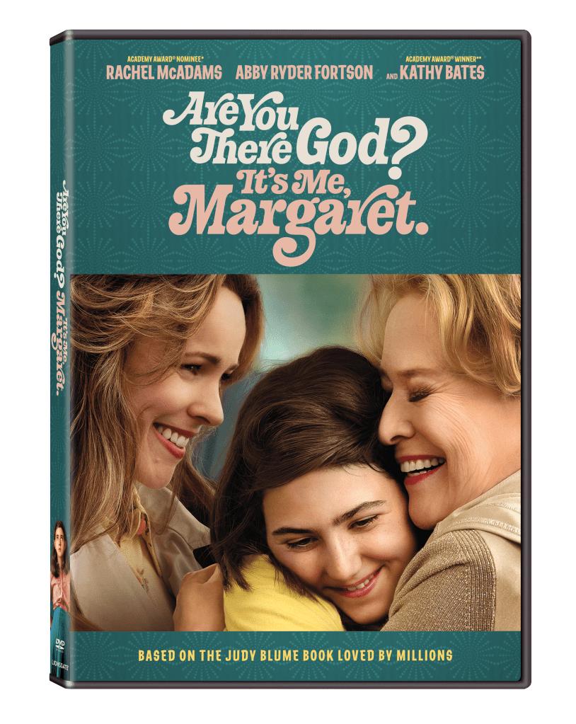 DVD Cover Art "Are You There God" It's Me, Margaret" Rachel McAdams Abby Ryder Forston and Kathy Bates